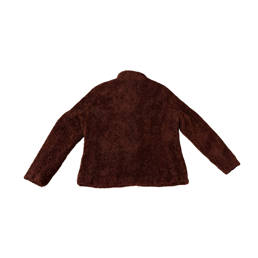 Pendleton Maroon Womens Large Sherpa Jacket In Go… - image 6